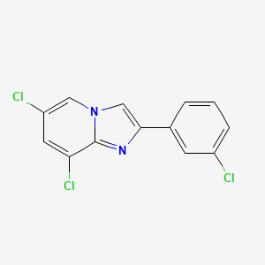 6,8-Dichloro-2-(3-chlorophenyl)imidazo[1,2-a]pyridine