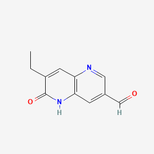 7-Ethyl-6-oxo-5,6-dihydro-1,5-naphthyridine-3-carbaldehyde