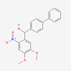 Biphenyl-4-yl(4,5-dimethoxy-2-nitrophenyl)methanol