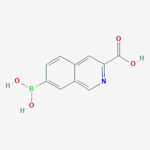 7-Boronoisoquinoline-3-carboxylic acid