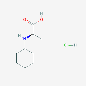 (R)-2-(Cyclohexylamino)propanoic acid hydrochloride