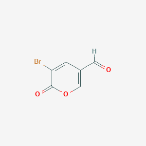 3-Bromo-2-oxo-2H-pyran-5-carbaldehyde