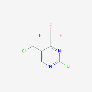 2-Chloro-5-(chloromethyl)-4-(trifluoromethyl)pyrimidine