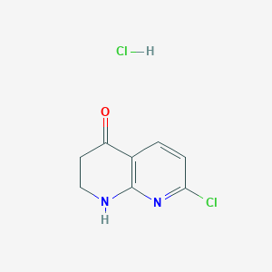 7-Chloro-2,3-dihydro-1,8-naphthyridin-4(1H)-one hydrochloride