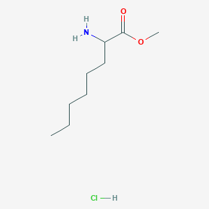 molecular formula C9H20ClNO2 B15331626 Methyl 2-aminooctanoate hydrochloride 