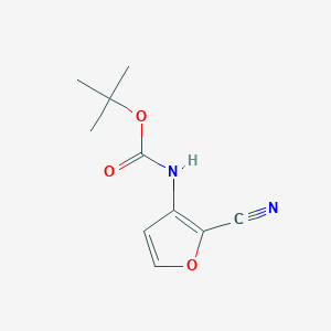 tert-Butyl (2-cyanofuran-3-yl)carbamate