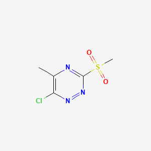 6-Chloro-5-methyl-3-(methylsulfonyl)-1,2,4-triazine