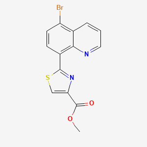 Methyl 2-(5-Bromoquinolin-8-yl)thiazole-4-carboxylate