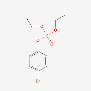 molecular formula C10H14BrO4P B15332238 Diethyl 4-bromophenyl phosphate CAS No. 16498-01-4