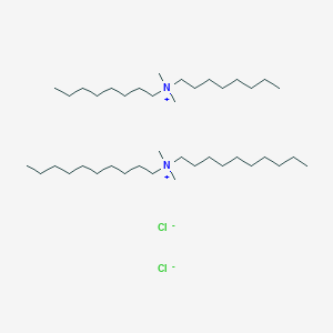 molecular formula C40H88Cl2N2 B15332265 didecyl(dimethyl)azanium;dimethyl(dioctyl)azanium;dichloride 