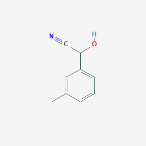 molecular formula C9H9NO B15332287 2-Hydroxy-2-(m-tolyl)acetonitrile 