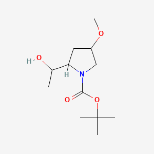 (S)-1-[(2S,4R)-1-Boc-4-methoxy-2-pyrrolidinyl]ethanol