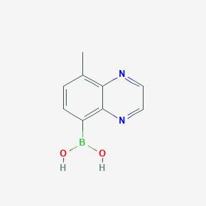 (8-Methylquinoxalin-5-yl)boronic acid