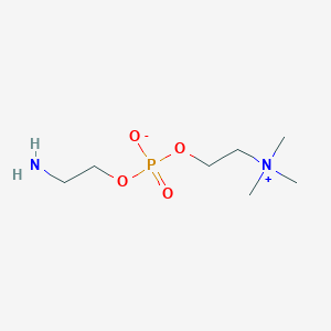 molecular formula C7H19N2O4P B15332325 2-Aminoethyl [2-(Trimethylammonio)ethyl] Phosphate 