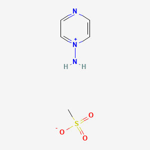 1-Aminopyrazin-1-ium methanesulfonate