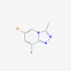 6-Bromo-8-fluoro-3-methyl-[1,2,4]triazolo[4,3-a]pyridine