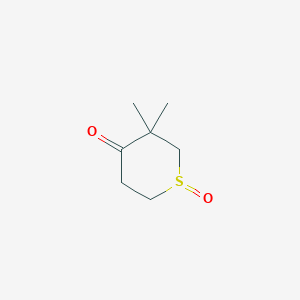 3,3-Dimethyldihydro-2H-thiopyran-4(3H)-one 1-oxide