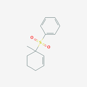 [(1-Methyl-2-cyclohexen-1-yl)sulfonyl]benzene