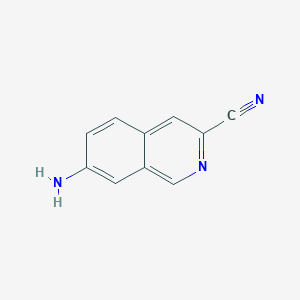 7-Aminoisoquinoline-3-carbonitrile