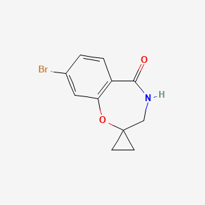 8-bromospiro[3,4-dihydro-1,4-benzoxazepine-2,1'-cyclopropane]-5-one