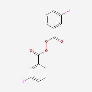 molecular formula C14H8I2O4 B15332545 Bis(3-iodobenzoyl) Peroxide 