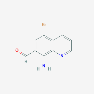 8-Amino-5-bromoquinoline-7-carbaldehyde