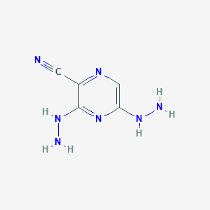 3,5-Dihydrazinylpyrazine-2-carbonitrile