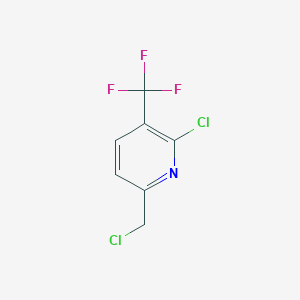 2-Chloro-6-(chloromethyl)-3-(trifluoromethyl)pyridine