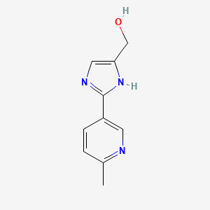 2-(6-Methyl-3-pyridyl)imidazole-5-methanol