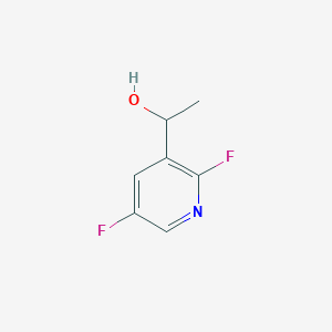 molecular formula C7H7F2NO B15332651 1-(2,5-Difluoropyridin-3-yl)ethanol CAS No. 1505516-31-3