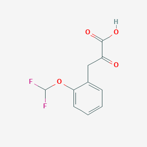 3-[2-(Difluoromethoxy)phenyl]-2-oxopropanoic acid