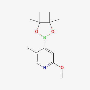 2-Methoxy-5-methyl-4-(4,4,5,5-tetramethyl-1,3,2-dioxaborolan-2-yl)pyridine