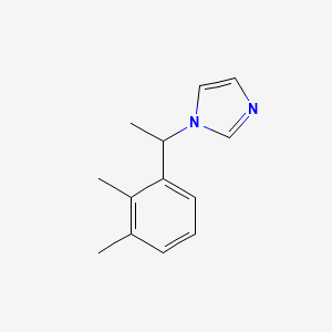 molecular formula C13H16N2 B15332721 1-[1-(2,3-Dimethylphenyl)ethyl]-1H-imidazole 