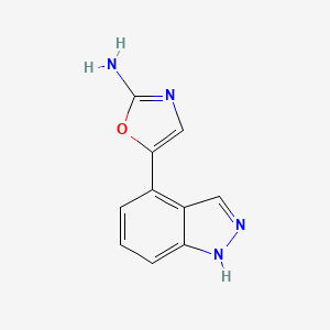 5-(1H-Indazol-4-yl)oxazol-2-amine