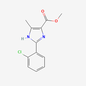 methyl 2-(2-chlorophenyl)-5-methyl-1H-imidazole-4-carboxylate