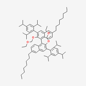 2,2'-Bis(ethoxymethoxy)-6,6'-dioctyl-3,3'-bis(2,4,6-triisopropylphenyl)-1,1'-binaphthalene