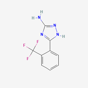 5-Amino-3-[2-(trifluoromethyl)phenyl]-1H-1,2,4-triazole