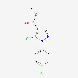 Methyl 5-chloro-1-(4-chlorophenyl)-1H-pyrazole-4-carboxylate