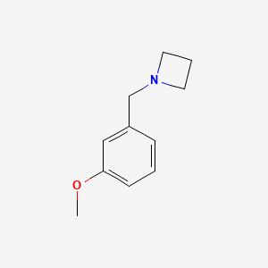 molecular formula C11H15NO B15332917 1-(3-Methoxybenzyl)azetidine 