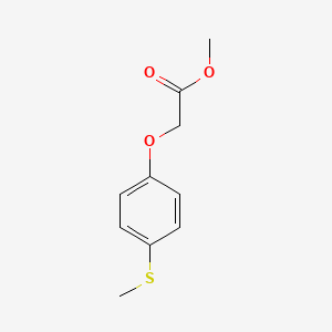 molecular formula C10H12O3S B15332941 Methyl 2-(4-(methylthio)phenoxy)acetate 