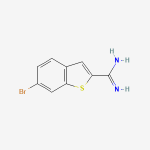 6-Bromobenzo[b]thiophene-2-carboximidamide