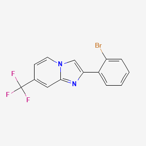 2-(2-Bromophenyl)-7-(trifluoromethyl)imidazo[1,2-a]pyridine