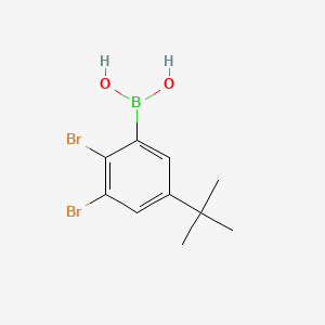 2,3-Dibromo-5-(tert-butyl)phenylboronic Acid