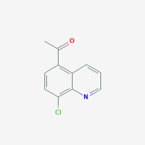 1-(8-Chloro-5-quinolyl)ethanone