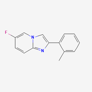 6-Fluoro-2-(o-tolyl)imidazo[1,2-a]pyridine