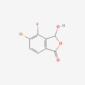 5-Bromo-4-fluoro-3-hydroxyisobenzofuran-1(3H)-one