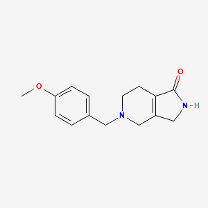 5-(4-Methoxybenzyl)-2,3,4,5,6,7-hexahydro-1H-pyrrolo[3,4-c]pyridin-1-one