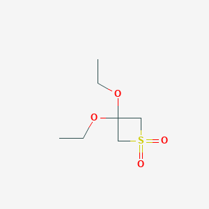 3,3-Diethoxythietane 1,1-dioxide