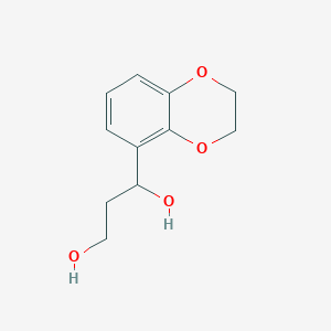 1-(2,3-Dihydrobenzo[b][1,4]dioxin-5-yl)propane-1,3-diol