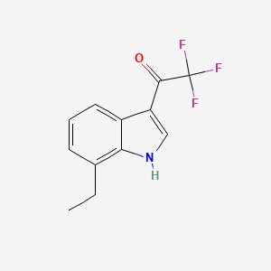 1-(7-ethyl-1H-indol-3-yl)-2,2,2-trifluoroethanone